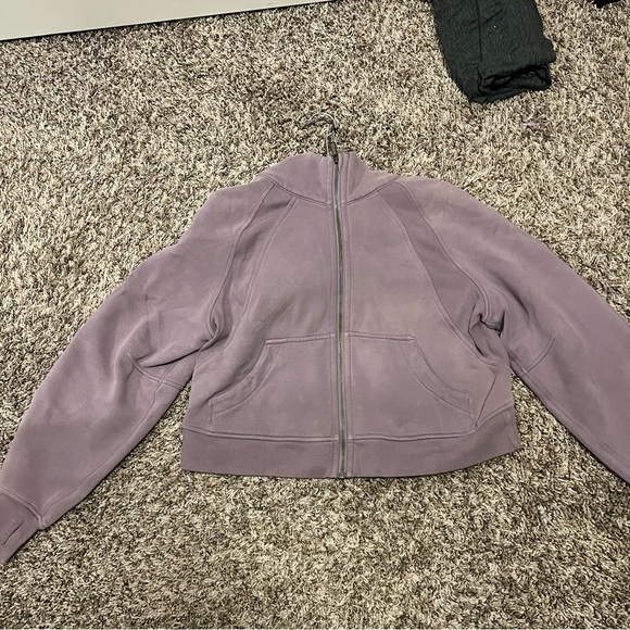 Lululemon Scuba Oversized Full Zip Dusky Lavender XS/S - Picture 4 of 10